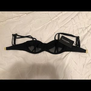 Underwired Mesh Cut Out Bikini Top